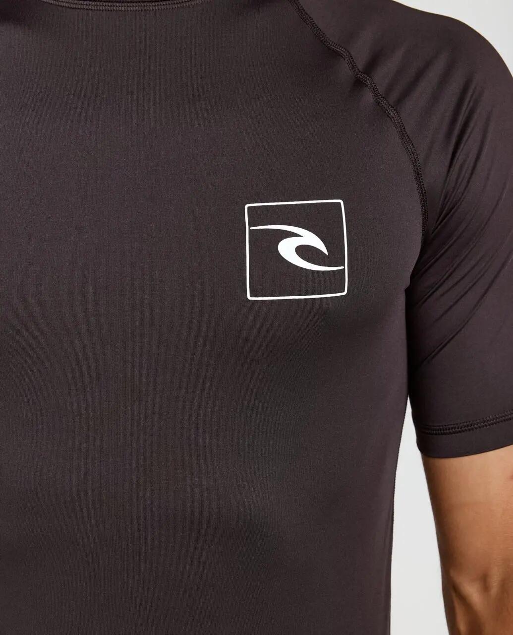T-shirt anti-UV Homme Streamline UPF Short Sleeve Rash Vest - Black 6/6