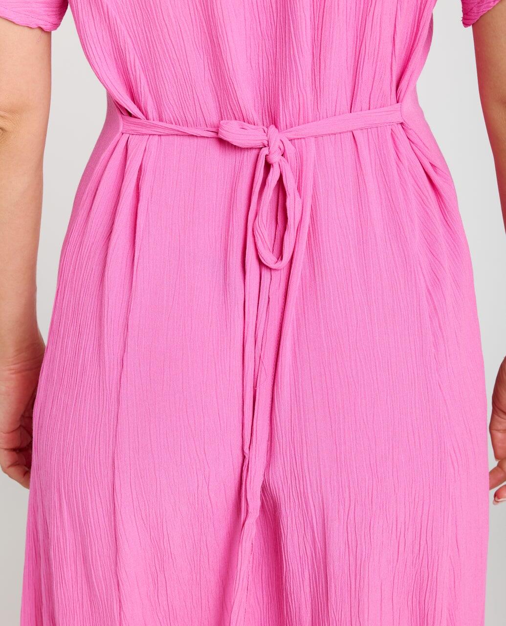 Robe Femme Molokai manches courtes - Super Pink 6/7