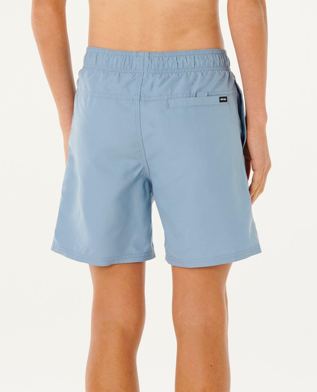 Boardshort Jongens Streamline Offset Volley Boardshort - Faded Denim 3/6