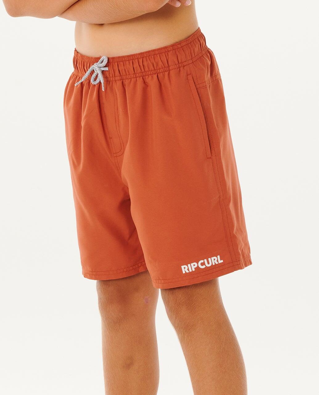 Boardshort Garçon Streamline Offset Volley Boardshort - Baked Clay 2/6