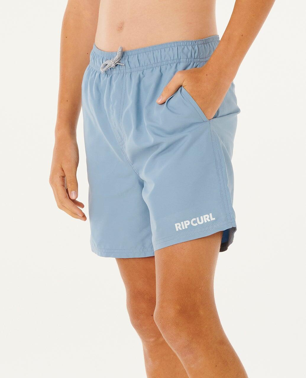 Boardshort Jongens Streamline Offset Volley Boardshort - Faded Denim 2/6