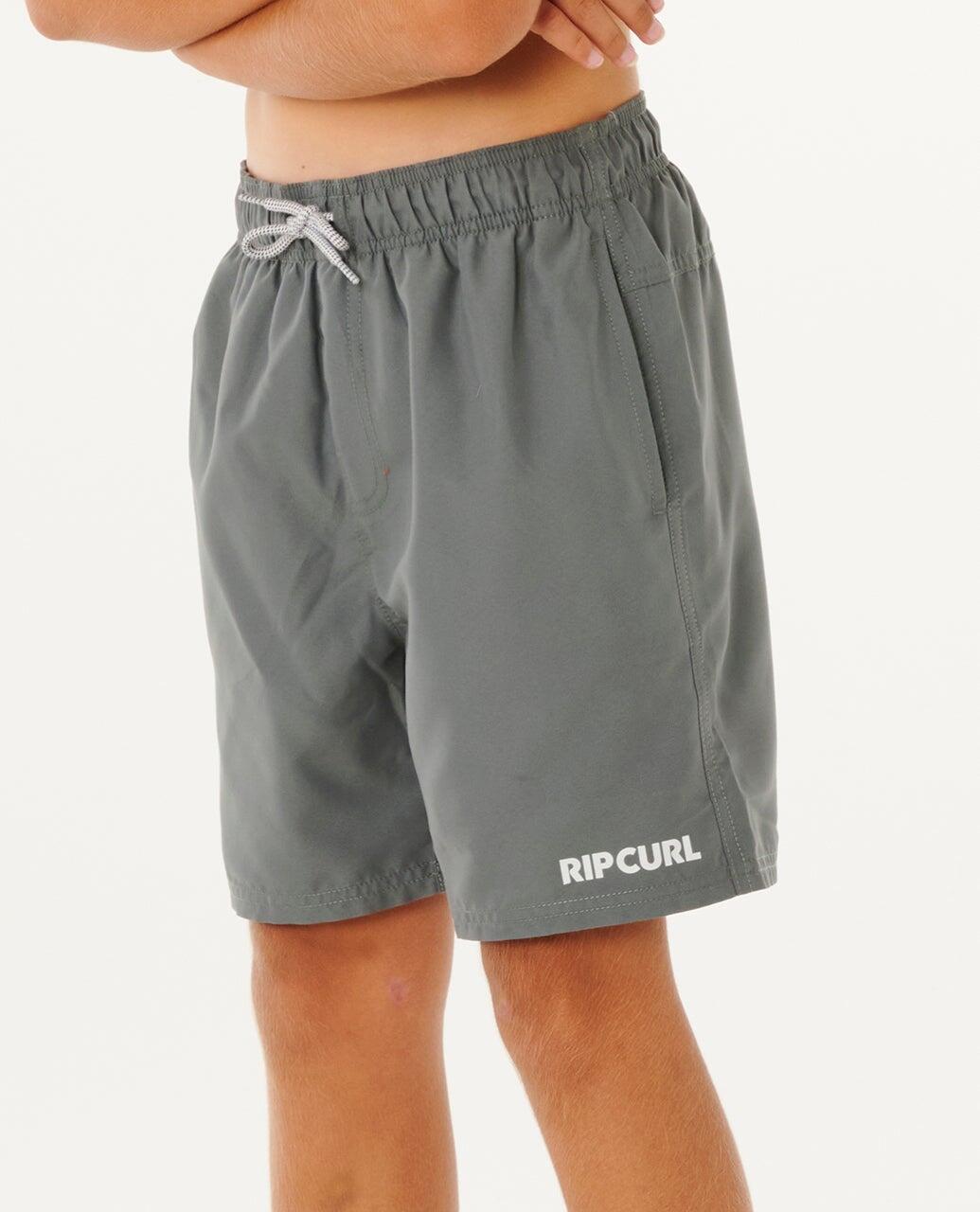 Boardshort Jongens Streamline Offset Volley Boardshort - Moss 2/6