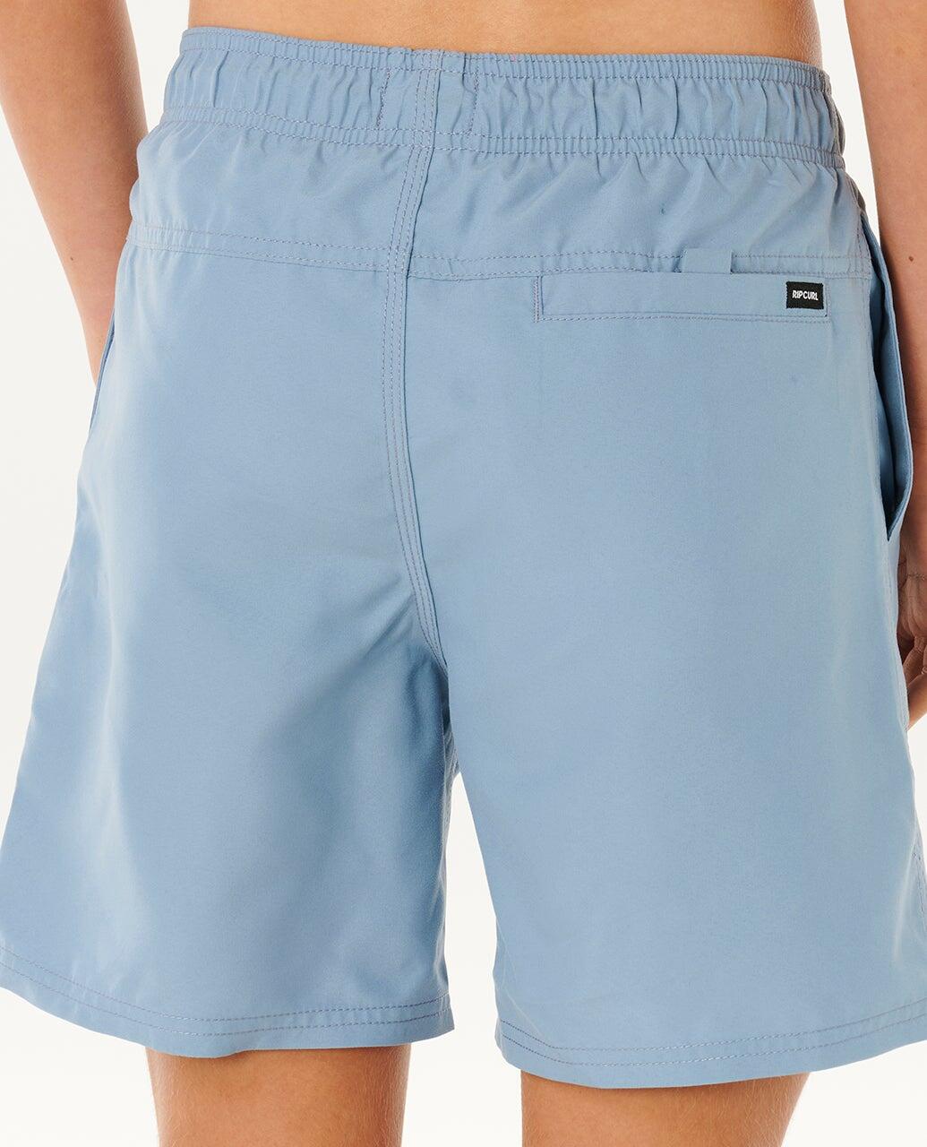 Boardshort Jongens Streamline Offset Volley Boardshort - Faded Denim 5/6