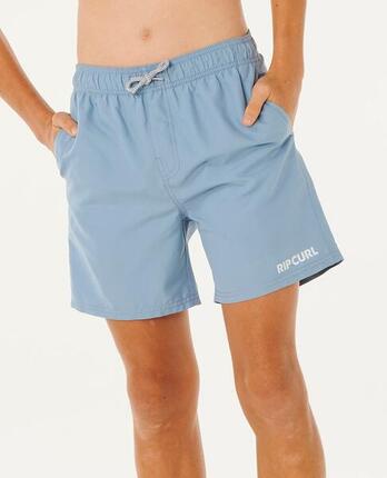 Boardshort Garçon Streamline Offset Volley Boardshort - Moss