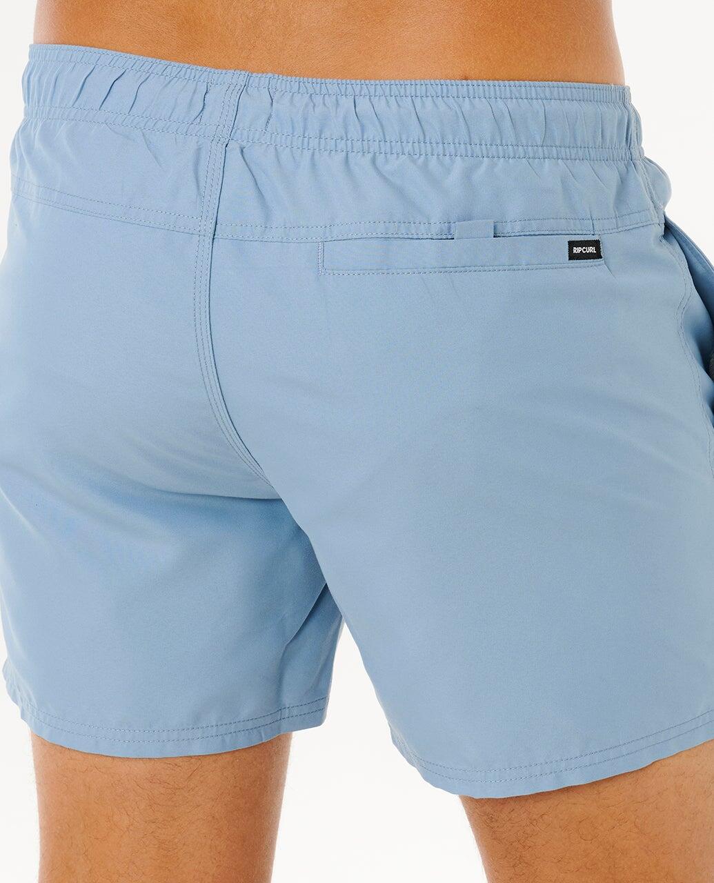 Boardshort Uomo Streamline Offset Volley Boardshort - Faded Denim 6/7