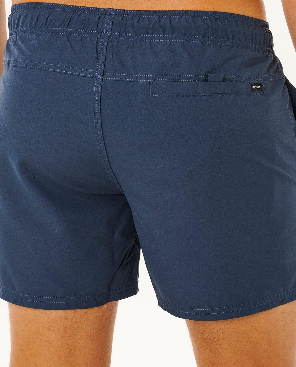 Boardshort Homem Streamline Offset Volley Boardshort - Dark Navy 6/7