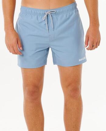 Boardshort Homme Streamline Offset Volley Boardshort - Faded Denim