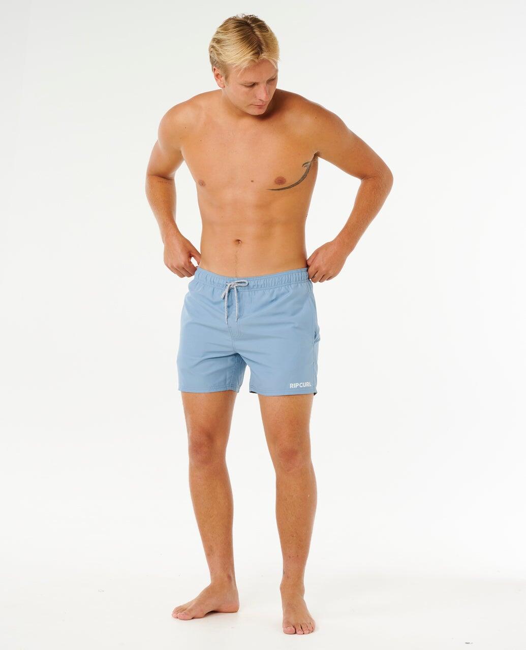 Boardshort Uomo Streamline Offset Volley Boardshort - Faded Denim 4/7