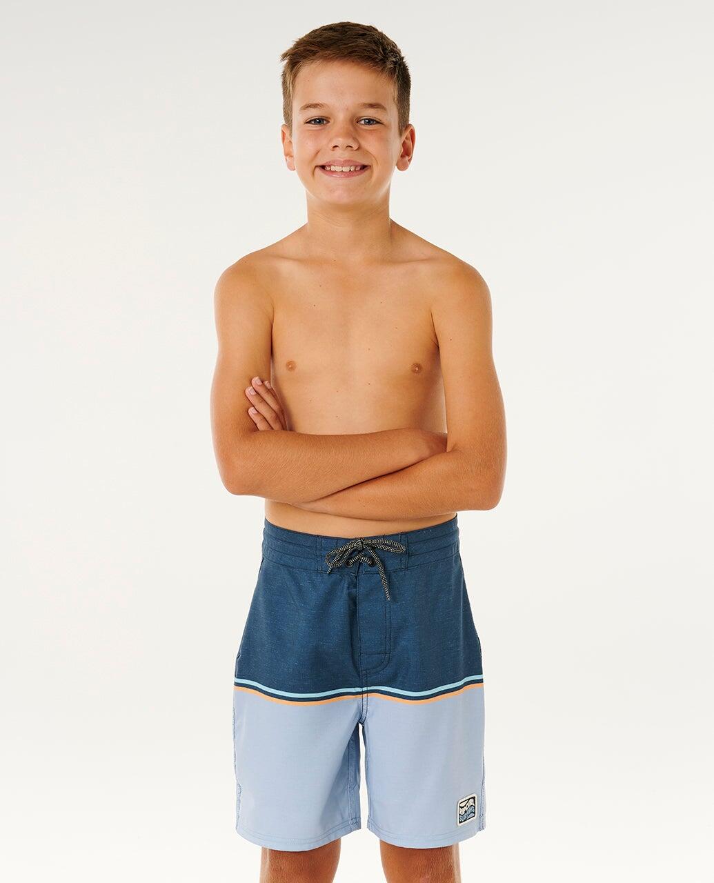 Boardshort Jongens Streamline Stripe 15" Boardshort - Navy 6/6