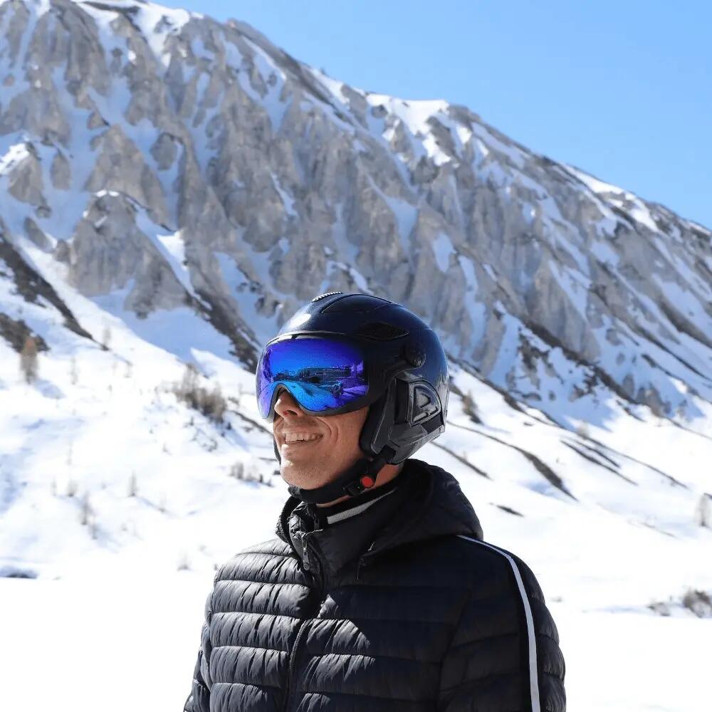 CASQUE VISIERE LOUNA II EDITION BLEU GALAXIE. 2/4