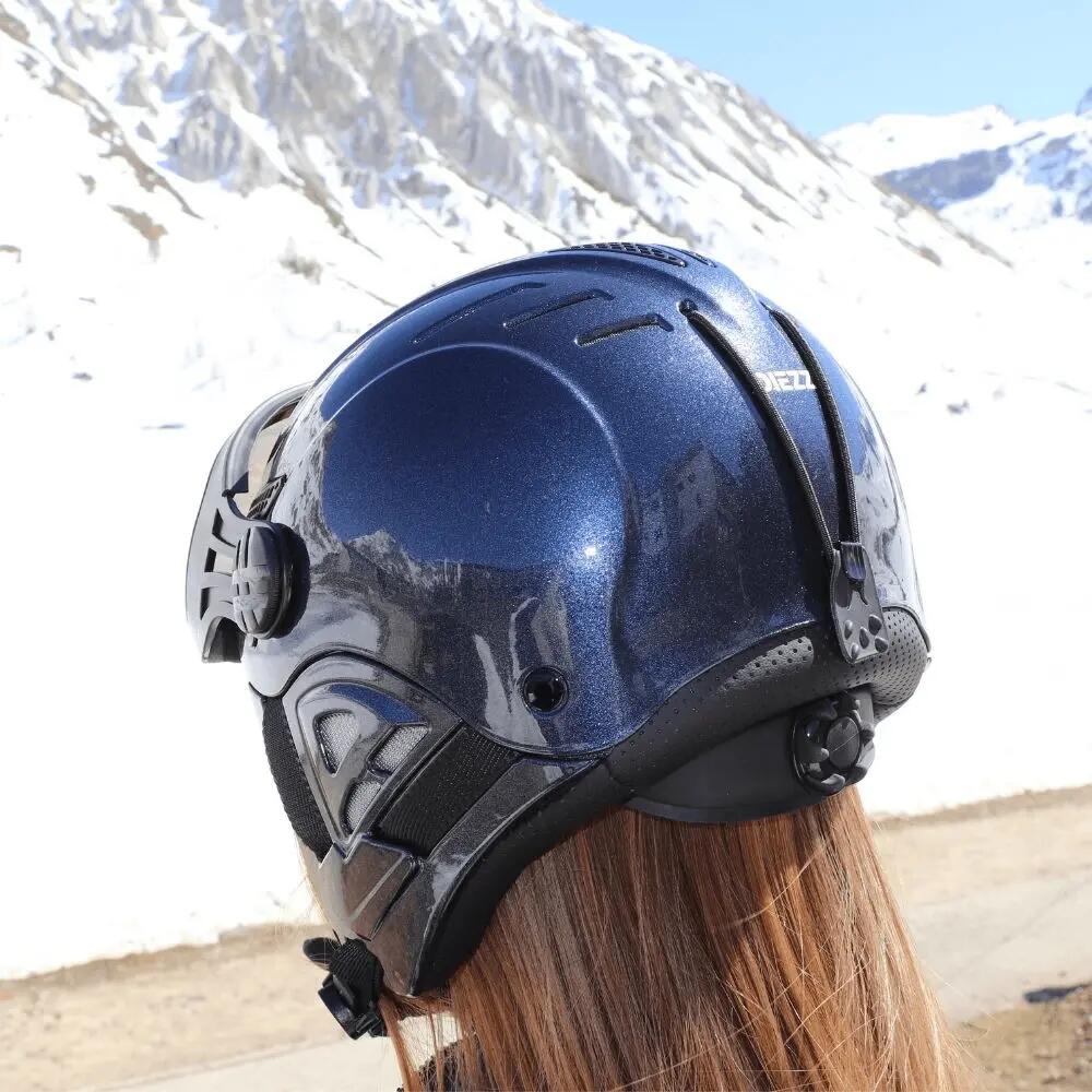 CASCO CON VISOR LOUNA II EDICIÓN BLEU GALAXIE. 4/4