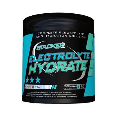 Stacker2 electrolyte hydrate (300g) fruit punch - intra- & post-workout
