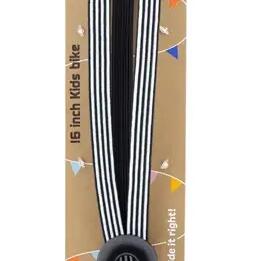 Qibbel Widek Explorer quick strap for 16" kids' bikes — Midnight Black.