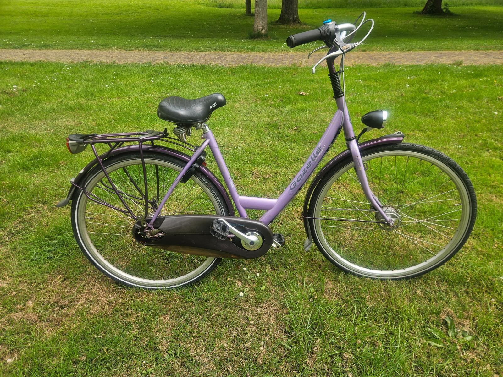 Gazelle Damesfiets, paars 2/5