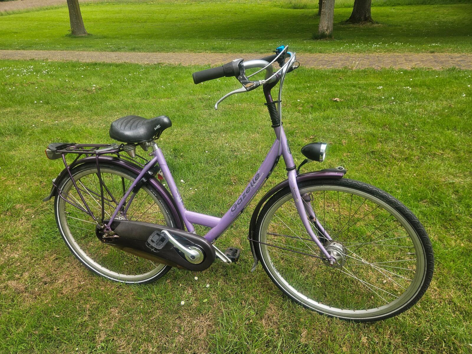 Gazelle Damesfiets, paars 5/5