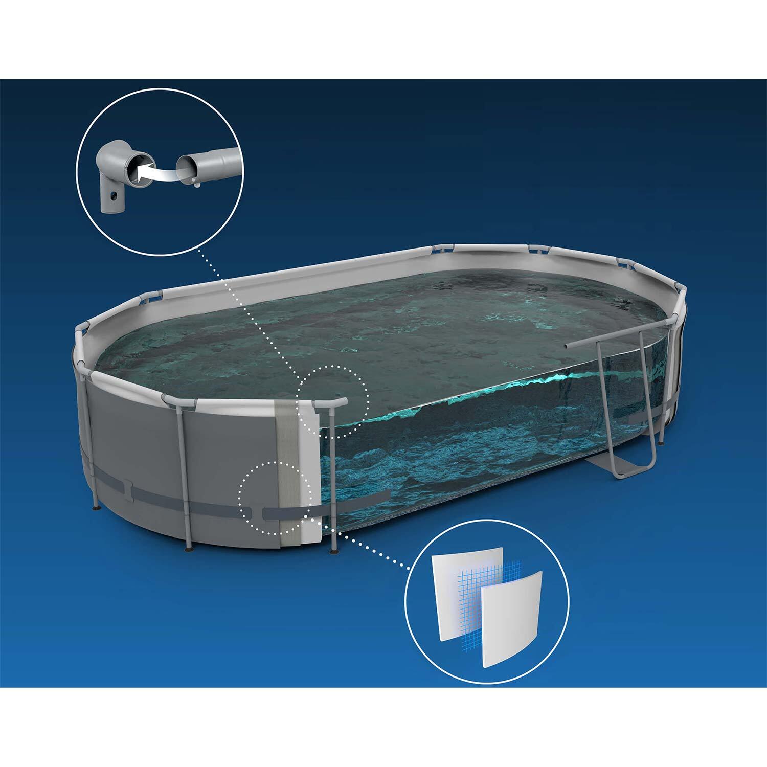 Bestway Piscine hors sol - Power Steel Swim Vista - 549x274x122 cm 6/7