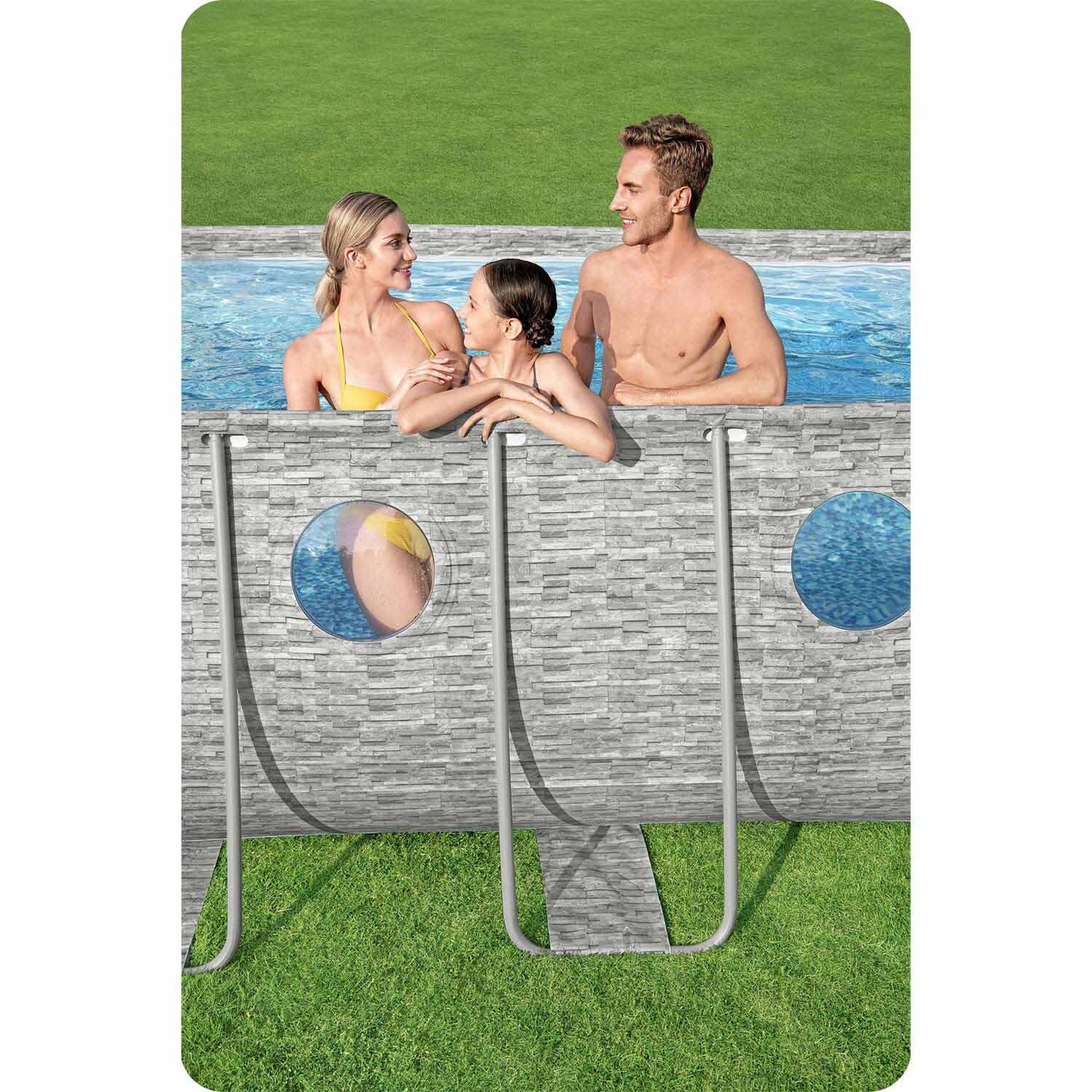 Bestway Piscine hors sol - Power Steel Swim Vista - 549x274x122 cm 5/7