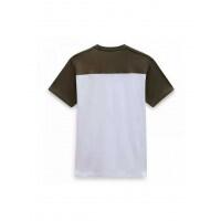 T-shirt Mannelijk Vans Script Crew Block Wit 2/2