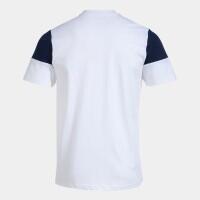 Maillot Manches Courtes Football Homme Joma Crew V Blanc 2/2