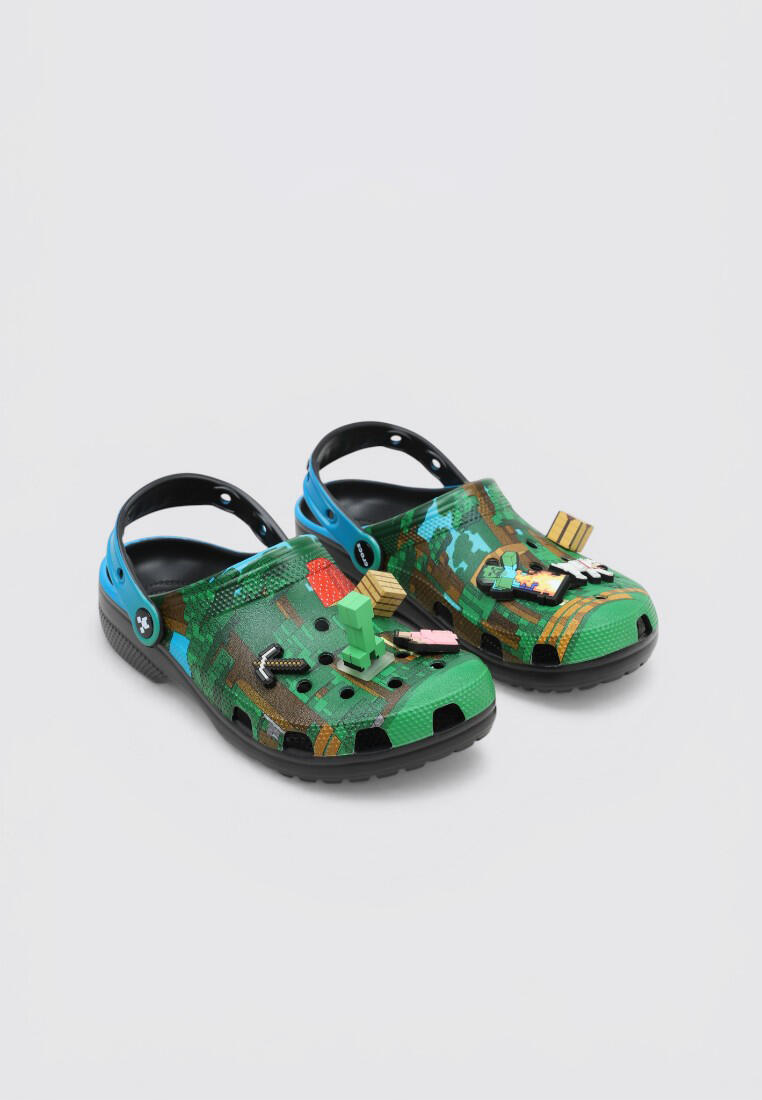 Zuecos Surf Crocs MINECRAFT CLS CLG Verd 2/5