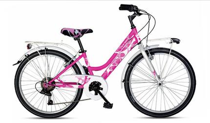 Vélo enfant Airbici Red Moon Lady 24" 6 vitesses