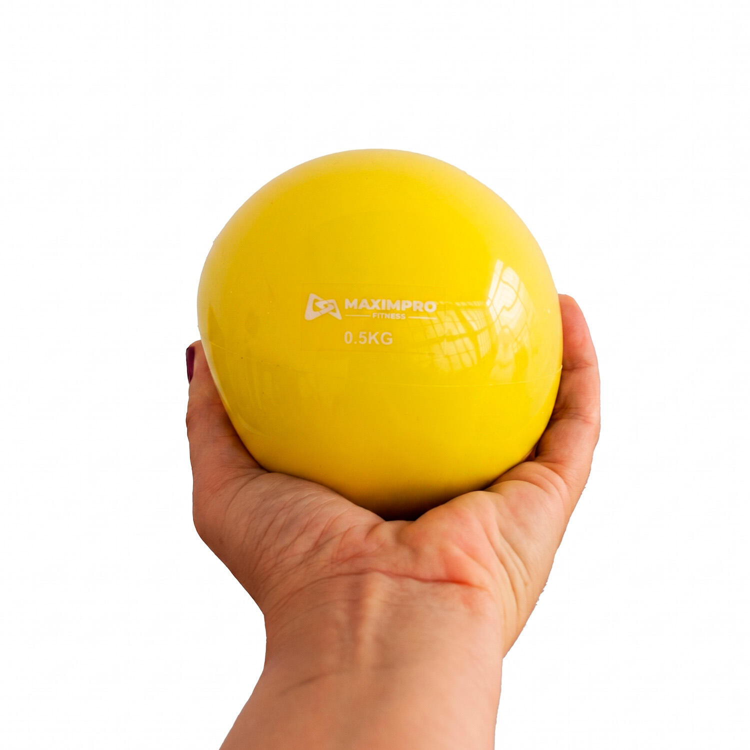 Pelota Lastrada toning ball Max Sports Bumba 0.5 Kg Azul 3/3