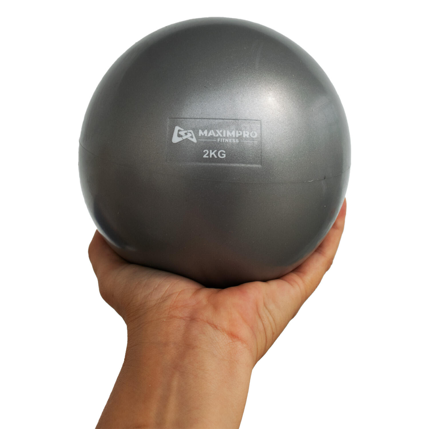 Bola lastrada  2 kg  – Treino funcional, pilates e fitness 3/3