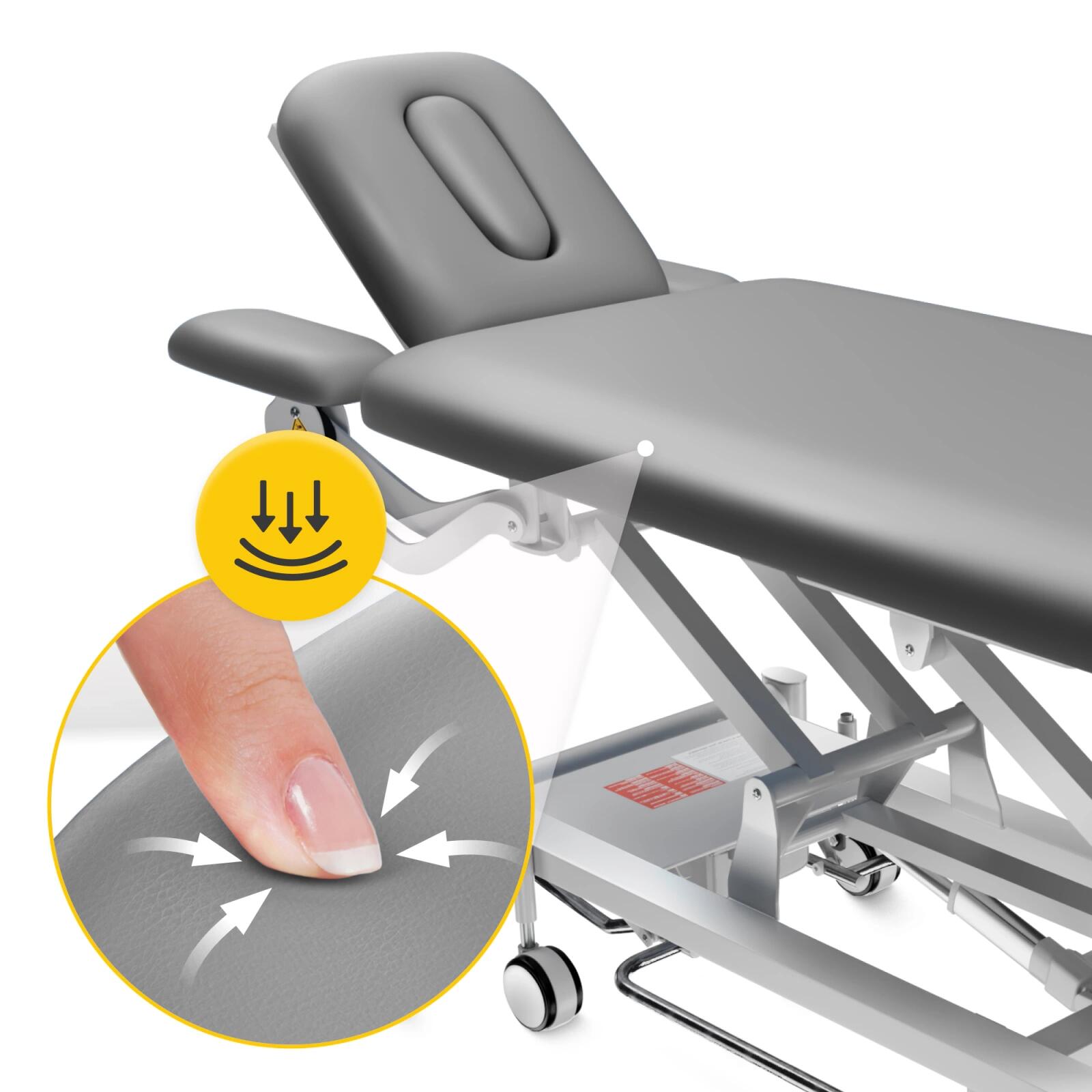 Stół do masażu i rehabilitacji elektryczny PURE+ 6/7