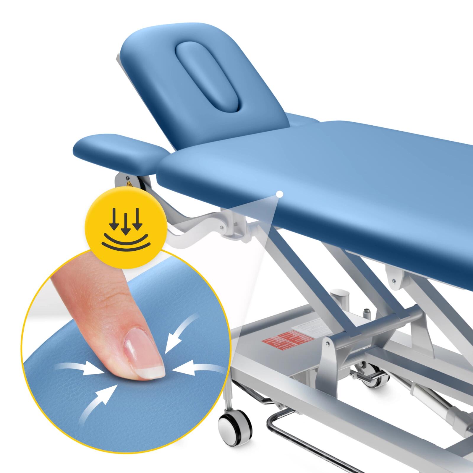 Stół do masażu i rehabilitacji elektryczny PURE+ 6/7