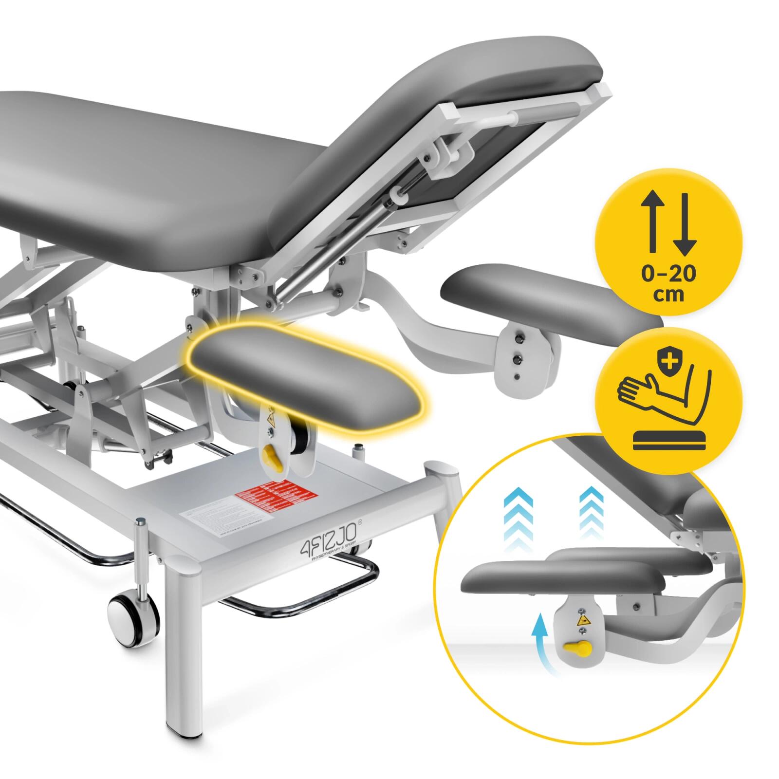 Stół do masażu i rehabilitacji elektryczny PURE+ 4/7