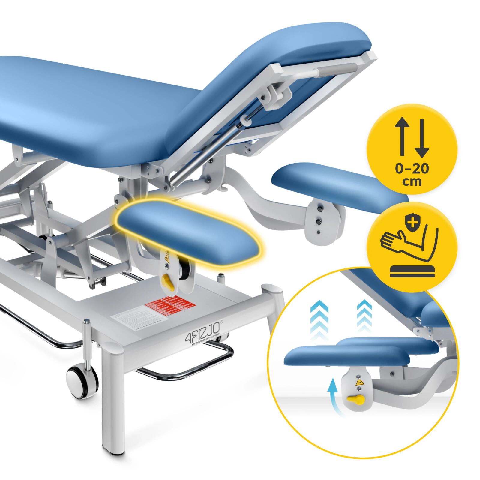 Stół do masażu i rehabilitacji elektryczny PURE+ 4/7