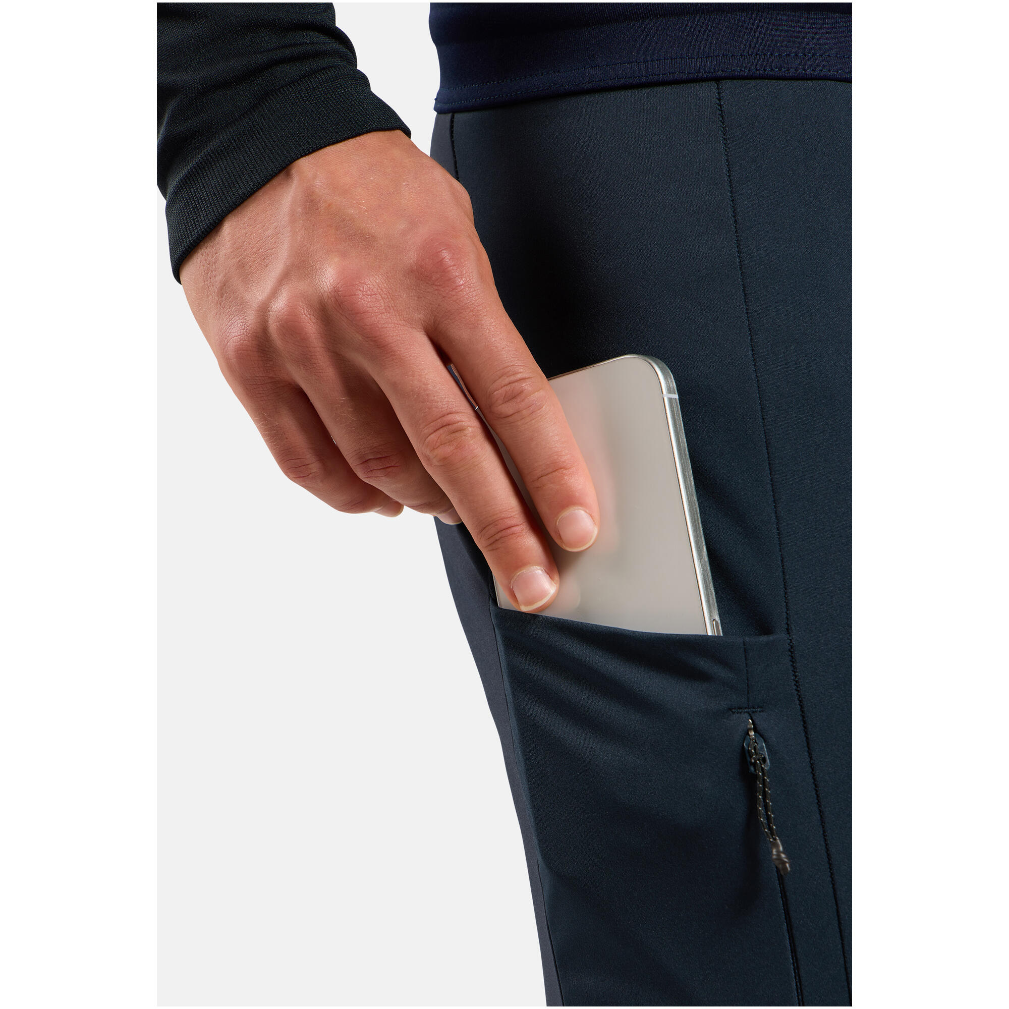 Legginsy techniczne męskie ODLO Zeroweight Pro Windproof Warm Tights 4/7