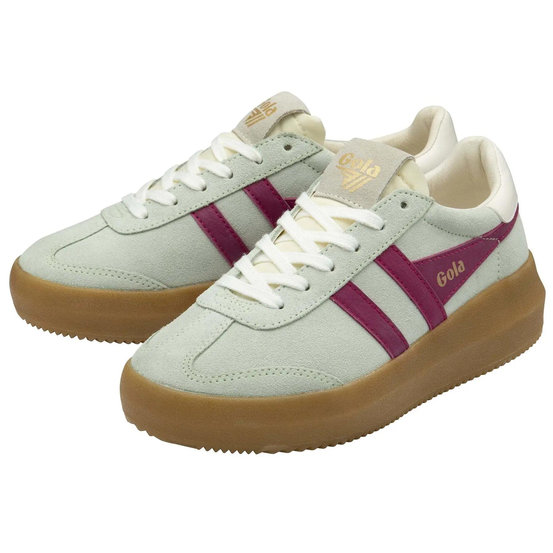 Baskets à lacet en daim femme Gola Athena 3/3