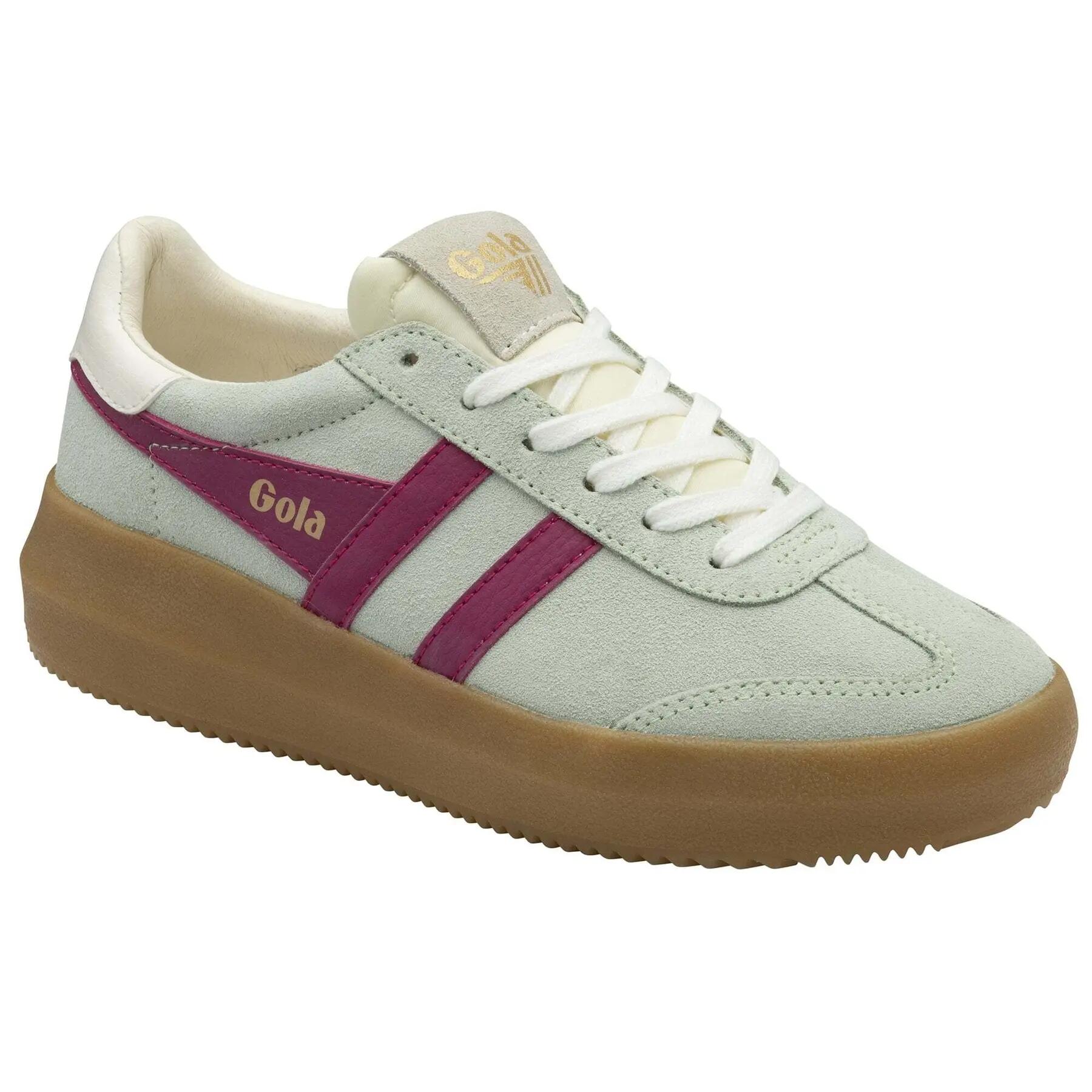 Baskets à lacet en daim femme Gola Athena 2/3