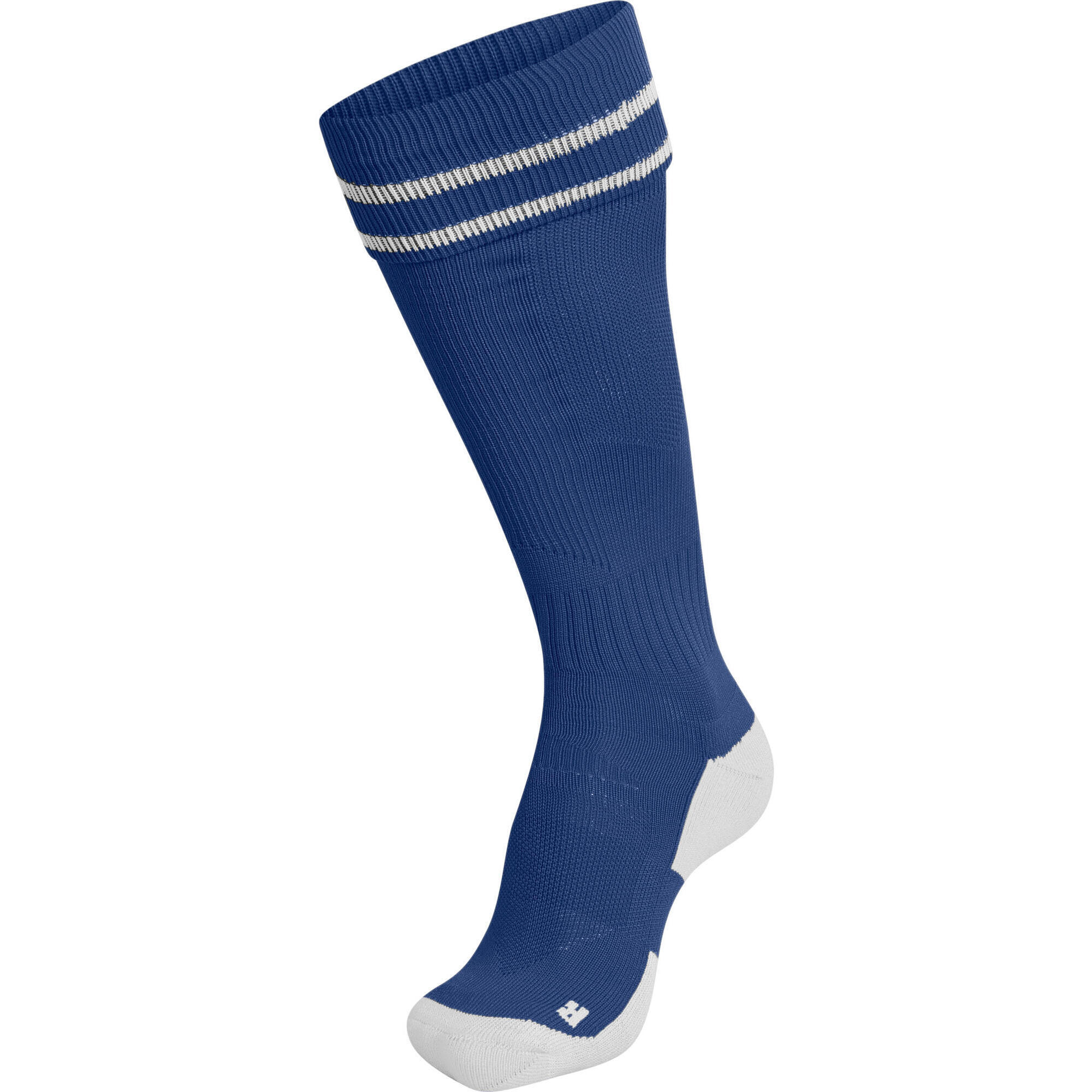 Hummel - Enfiler Fußball Socken Element Football Adulte Hummel - Chaussettes - Blanc|bleu - 39/42 - Decathlon