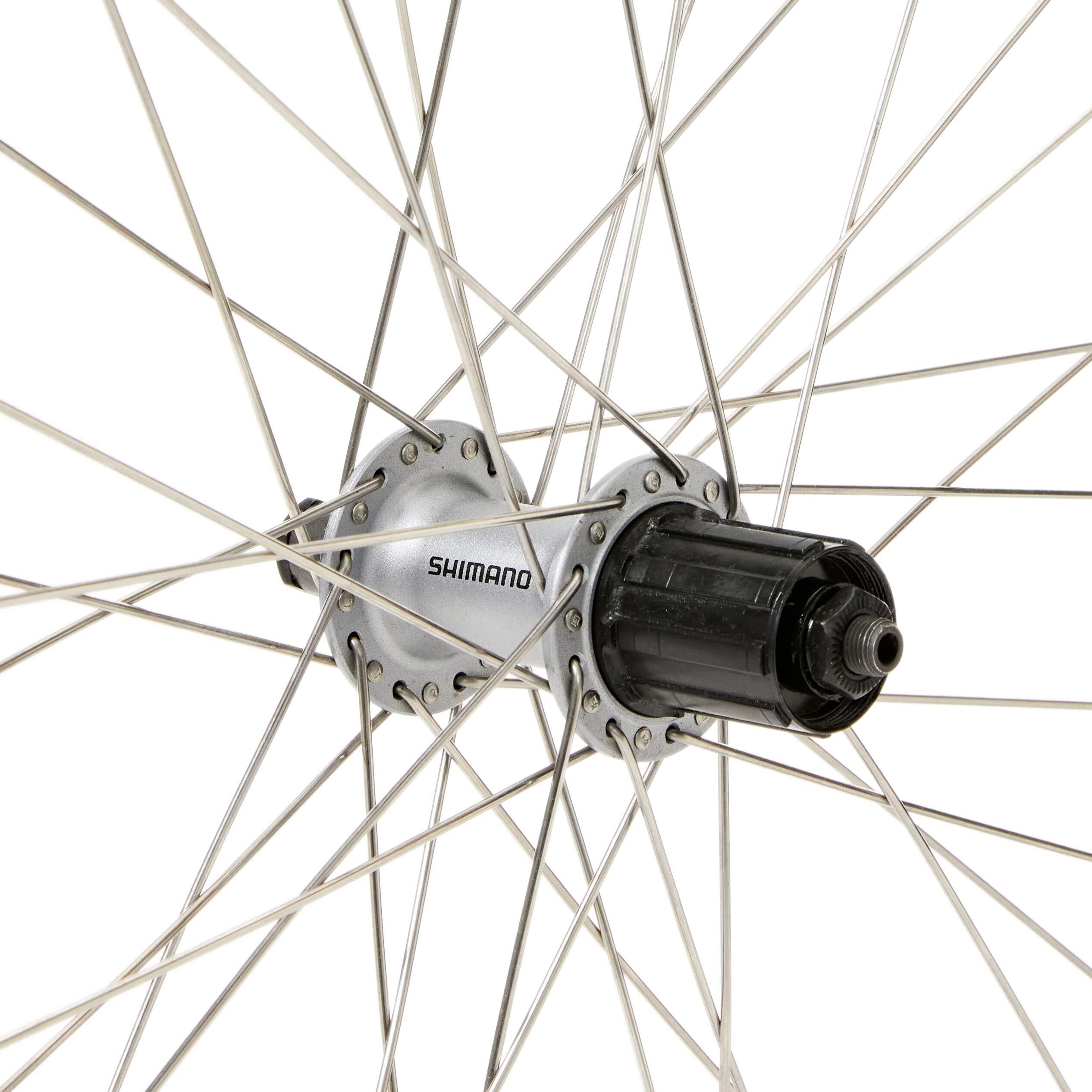 Rueda trasera de aluminio Wiener Exal Zx 19 36T Br Acera T3000 3/4