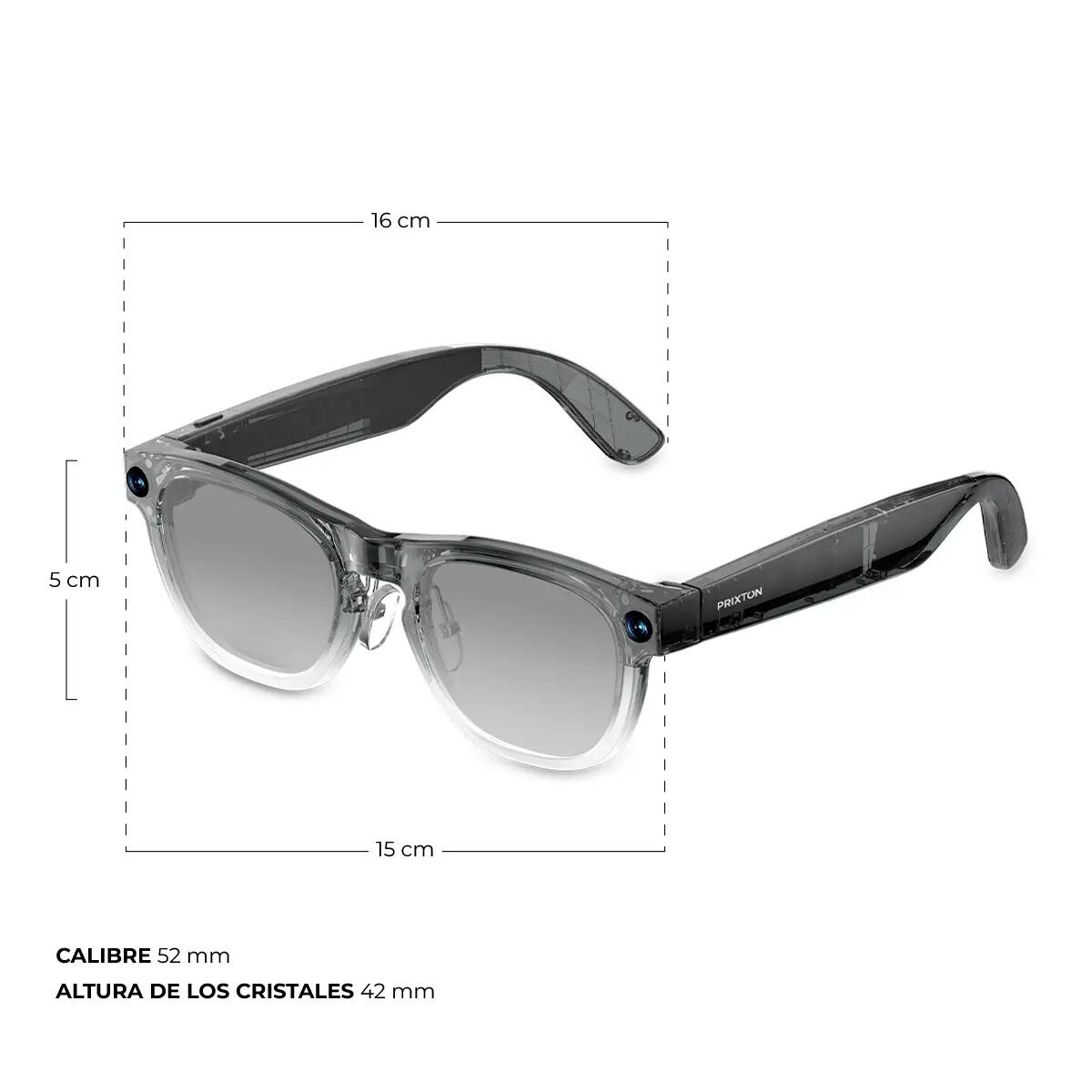 Gafas Inteligentes Iris Transparent Prixton (Full Hd - Ia - Wifi - Bluetooth) 5/7