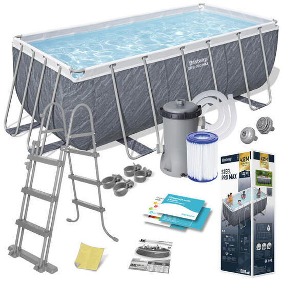 Piscine natation - 11En1 gris