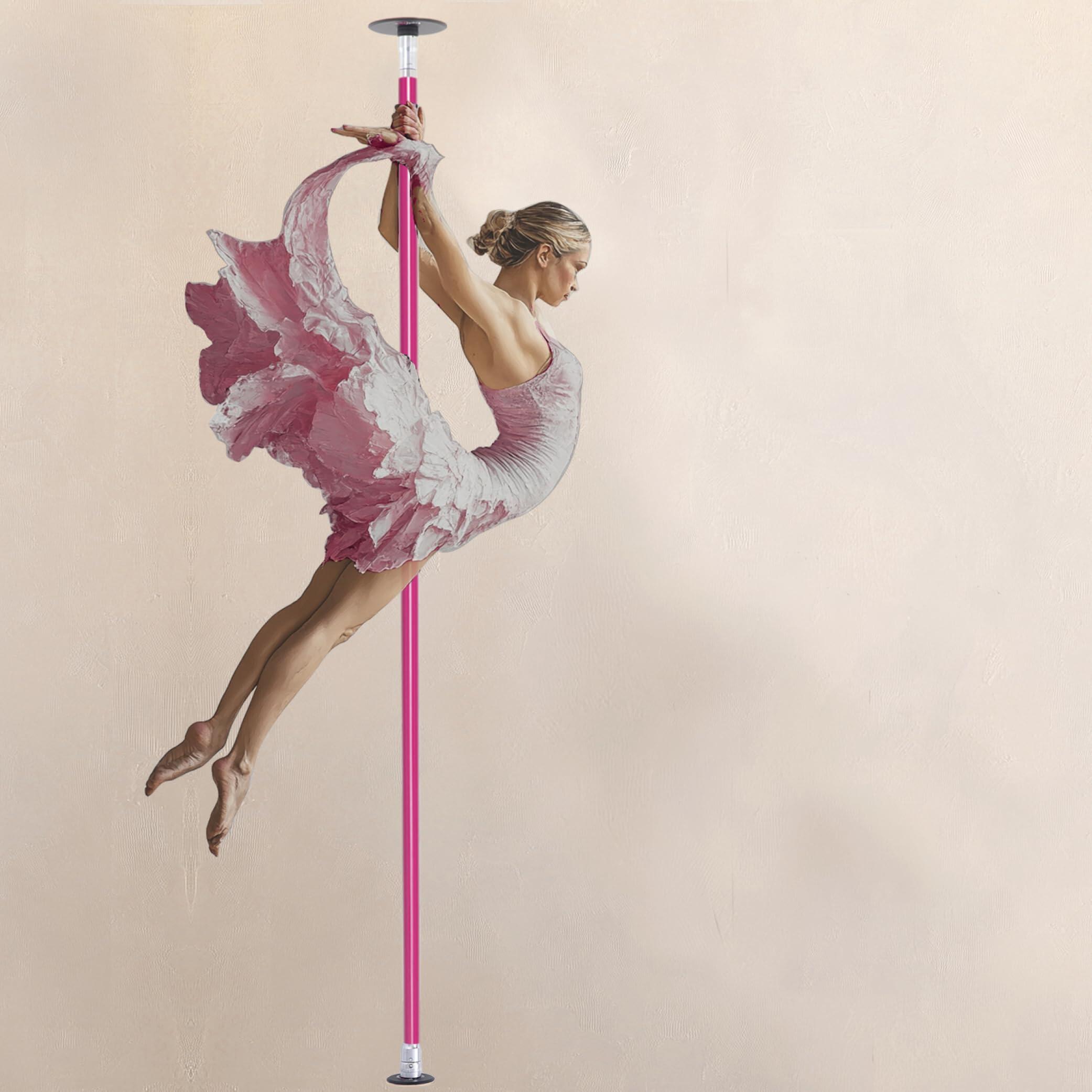 Classic G2 Quick Lock, portable dance pole, ROSE, 45mm 2/6