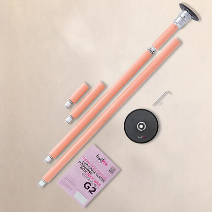 Classic G2 Quick Lock, poteau de danse portable, FLEUR DU DÉSERT 45mm