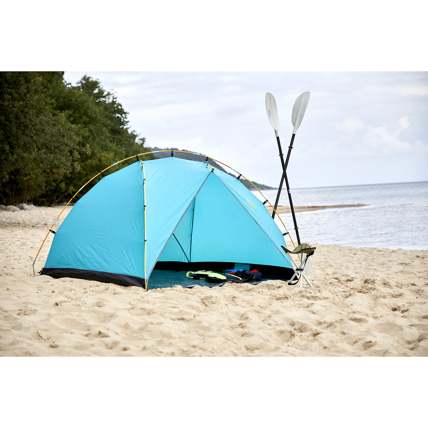 Tenda da spiaggia Tonto 4 Vento pioggia Sole protezione UV 50+ 5/7