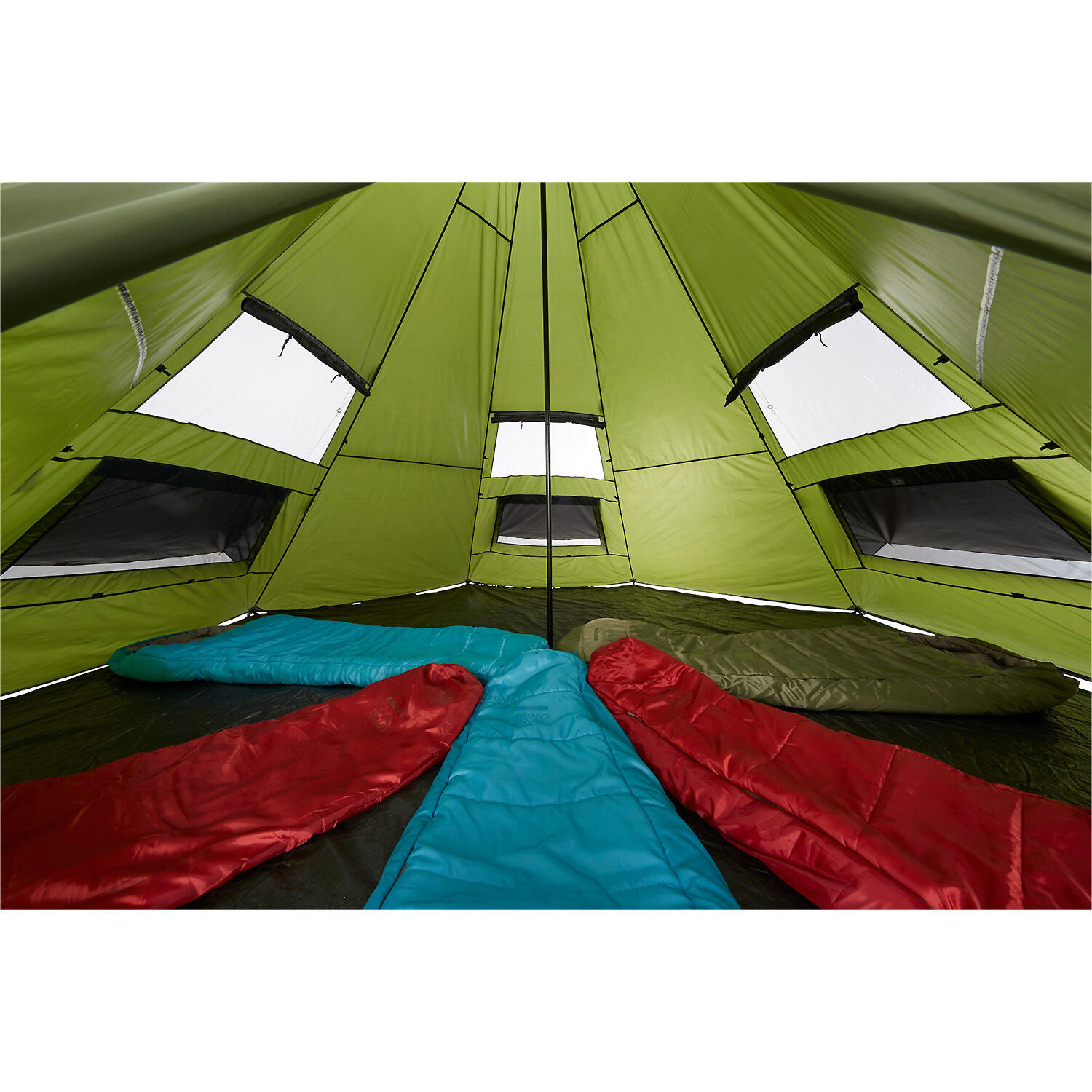 Black Falls 8 Personnes Tepee Tente Familiale Groupe Tipi 3/7