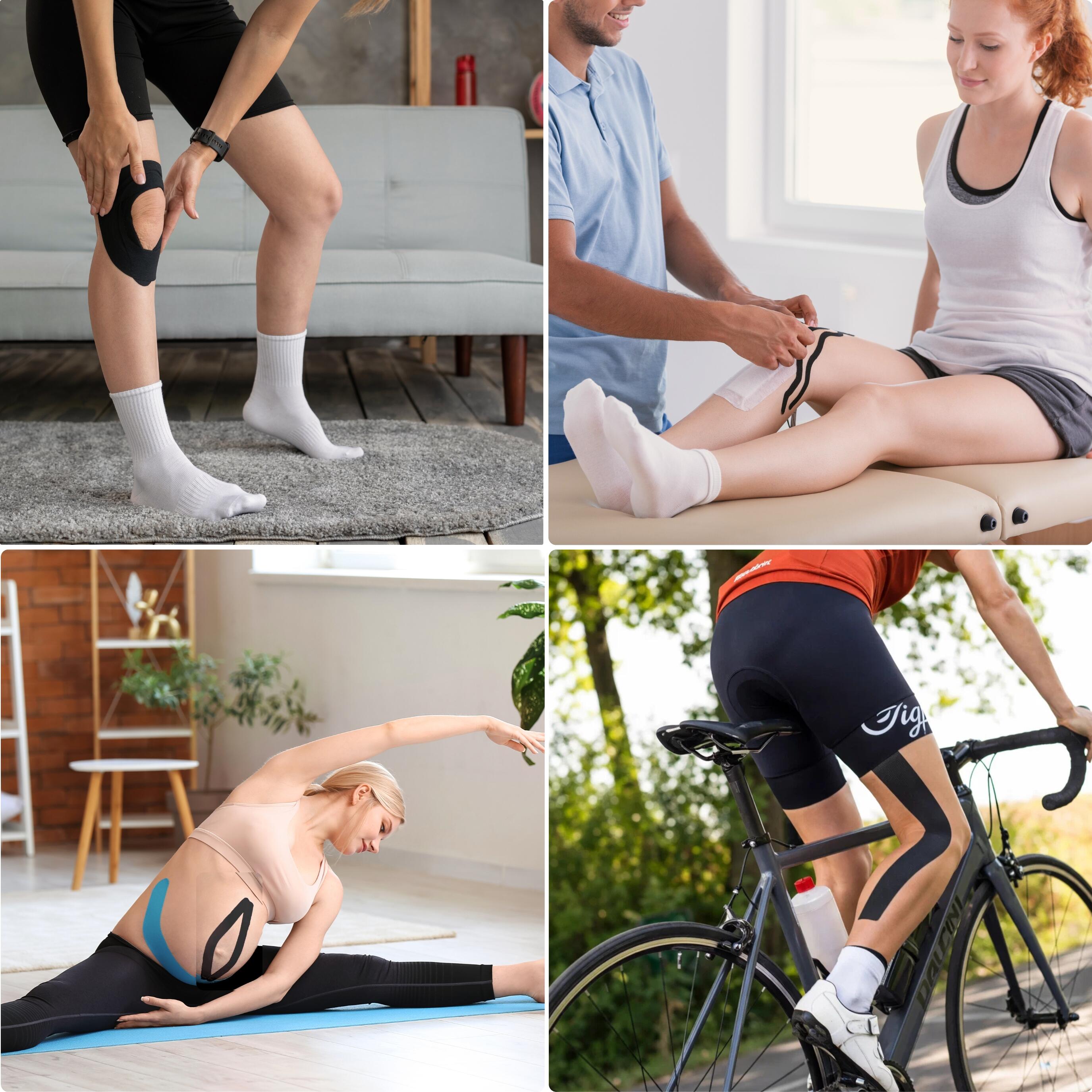 Cinta kinesiológica 5 m × 5 cm, venda de sujeción Kinesiotape - Recovery Tape x3 2/6