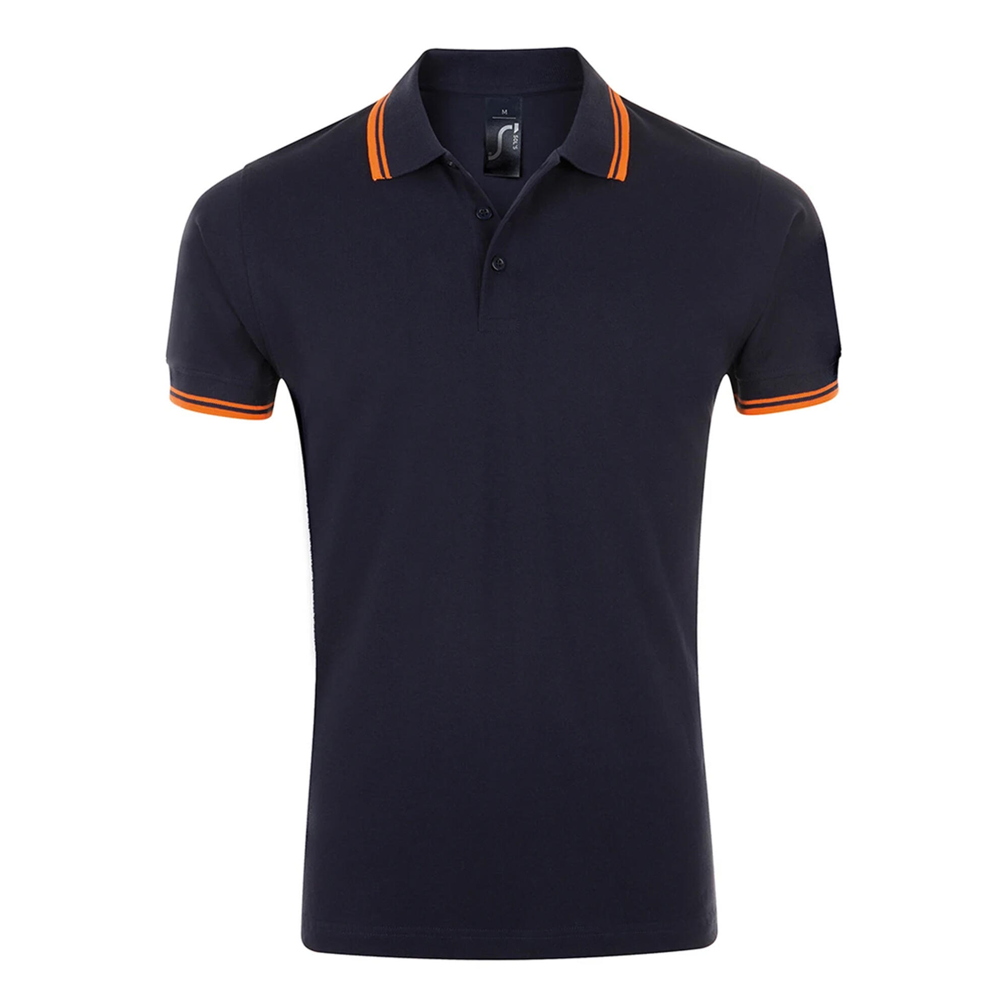 SOLS Mens Pasadena Tipped Short Sleeve Pique Polo Shirt