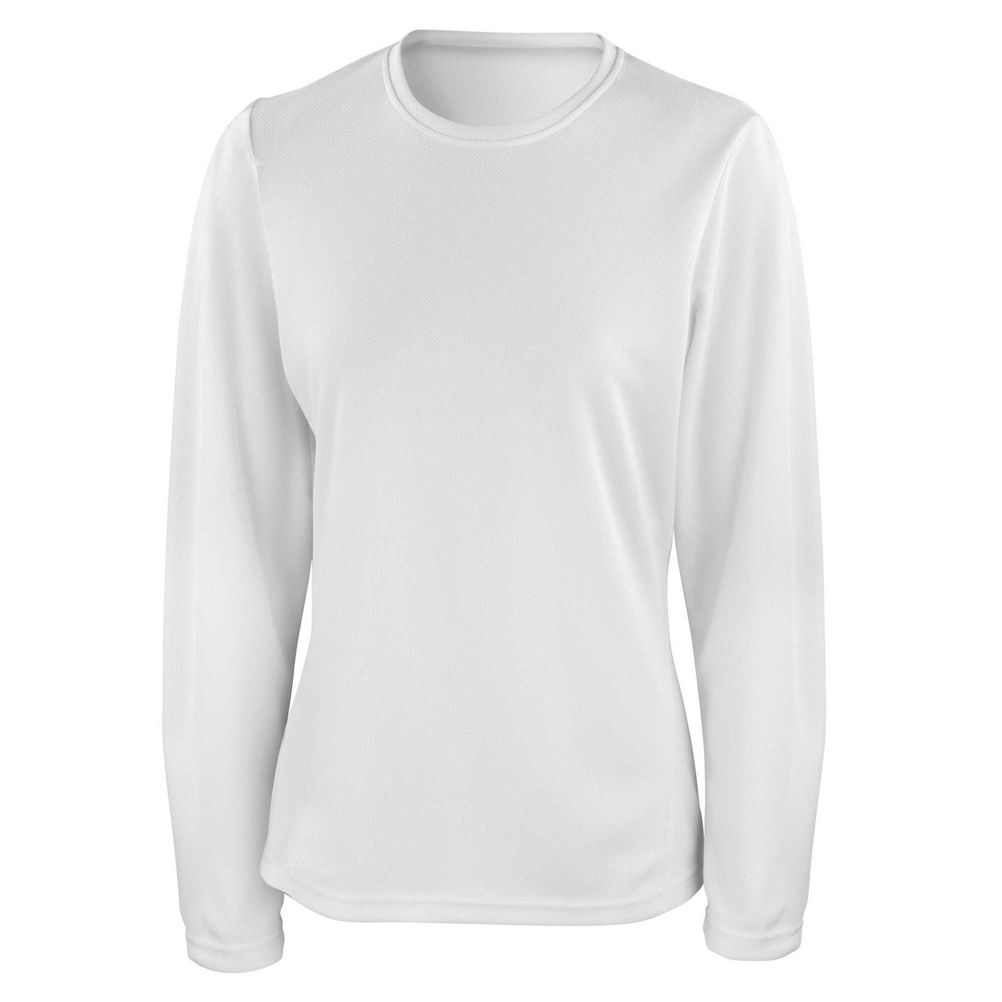 Spiro Ladies/Womens Sports Quick-Dry Long Sleeve Performance T-Shirt