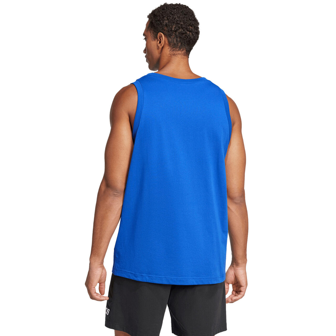 ADIDAS débardeur homme 100% coton, coupe classique, bleu 3/7