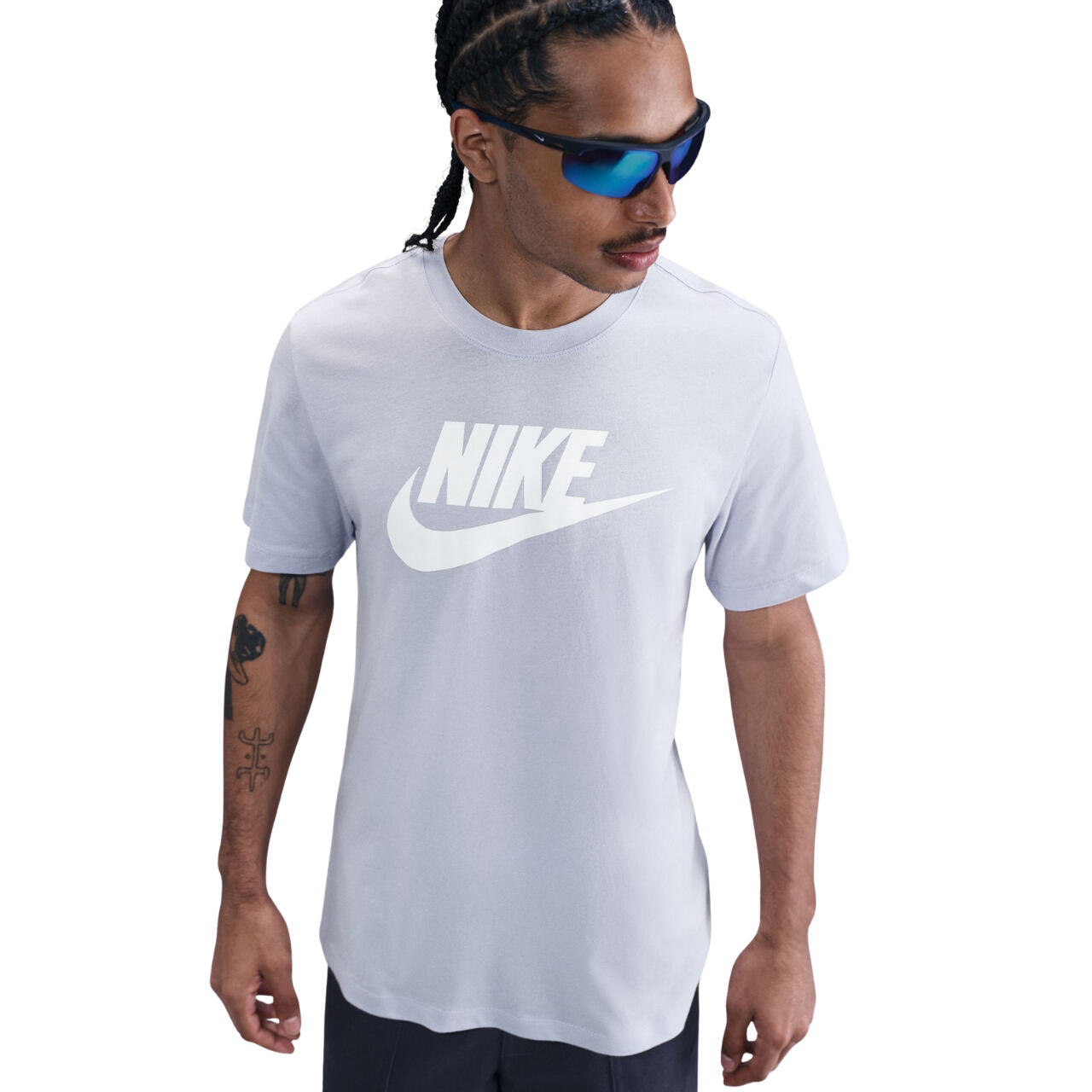 T-shirt Nike pour homme, manches courtes, col rond, 100 % coton 3/5