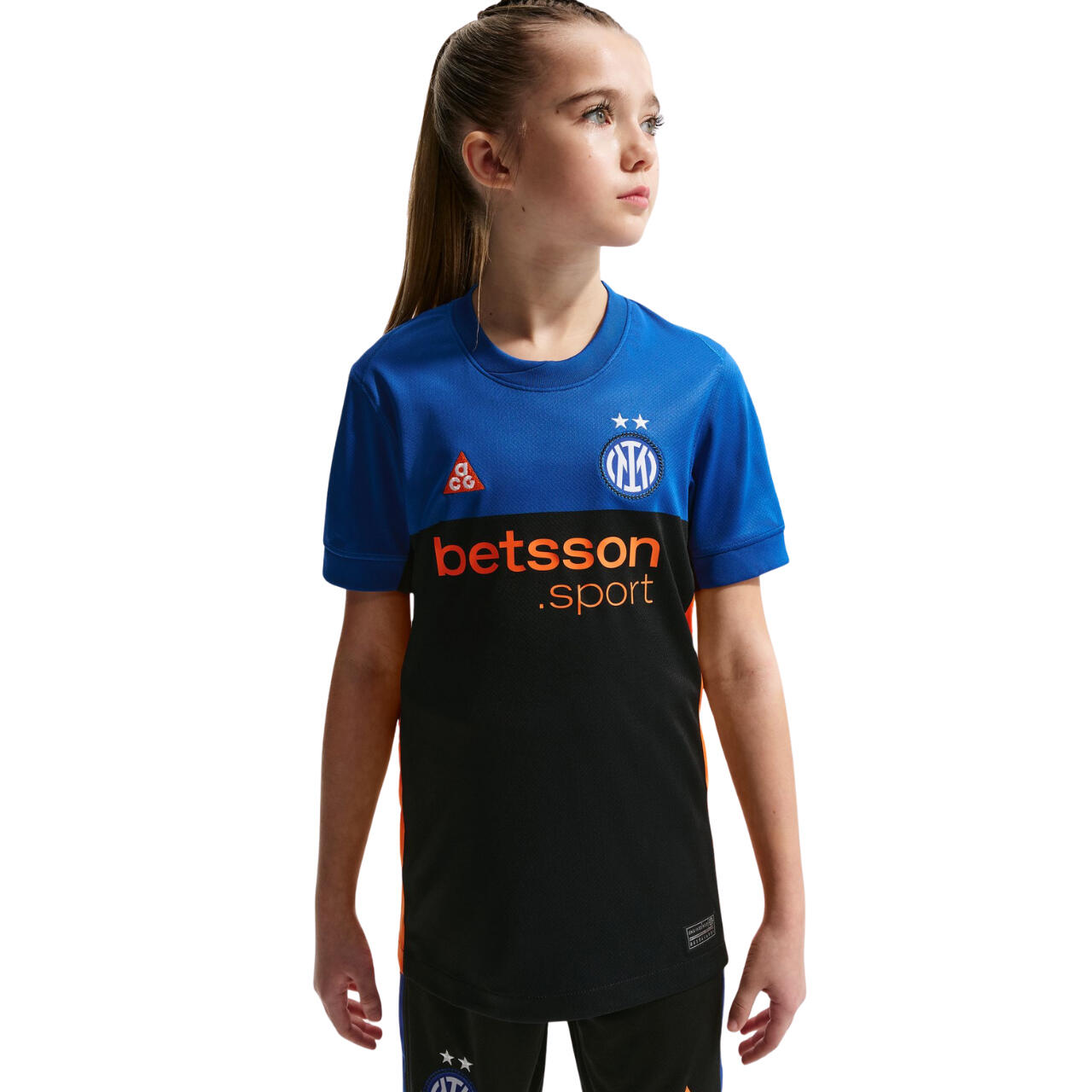 Maglia casa Inter Milano 2026 bimbi Nike Dri-FIT maniche corte 5/7