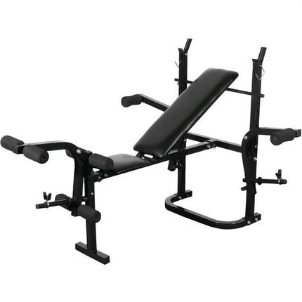 VidaXL Banc de musculation noir