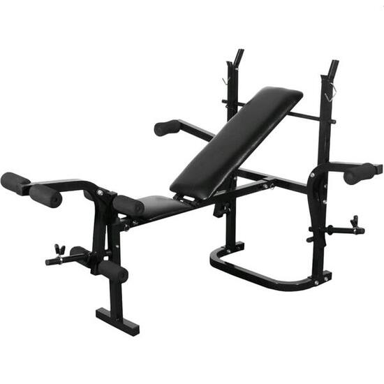 VidaXL Banc de musculation noir